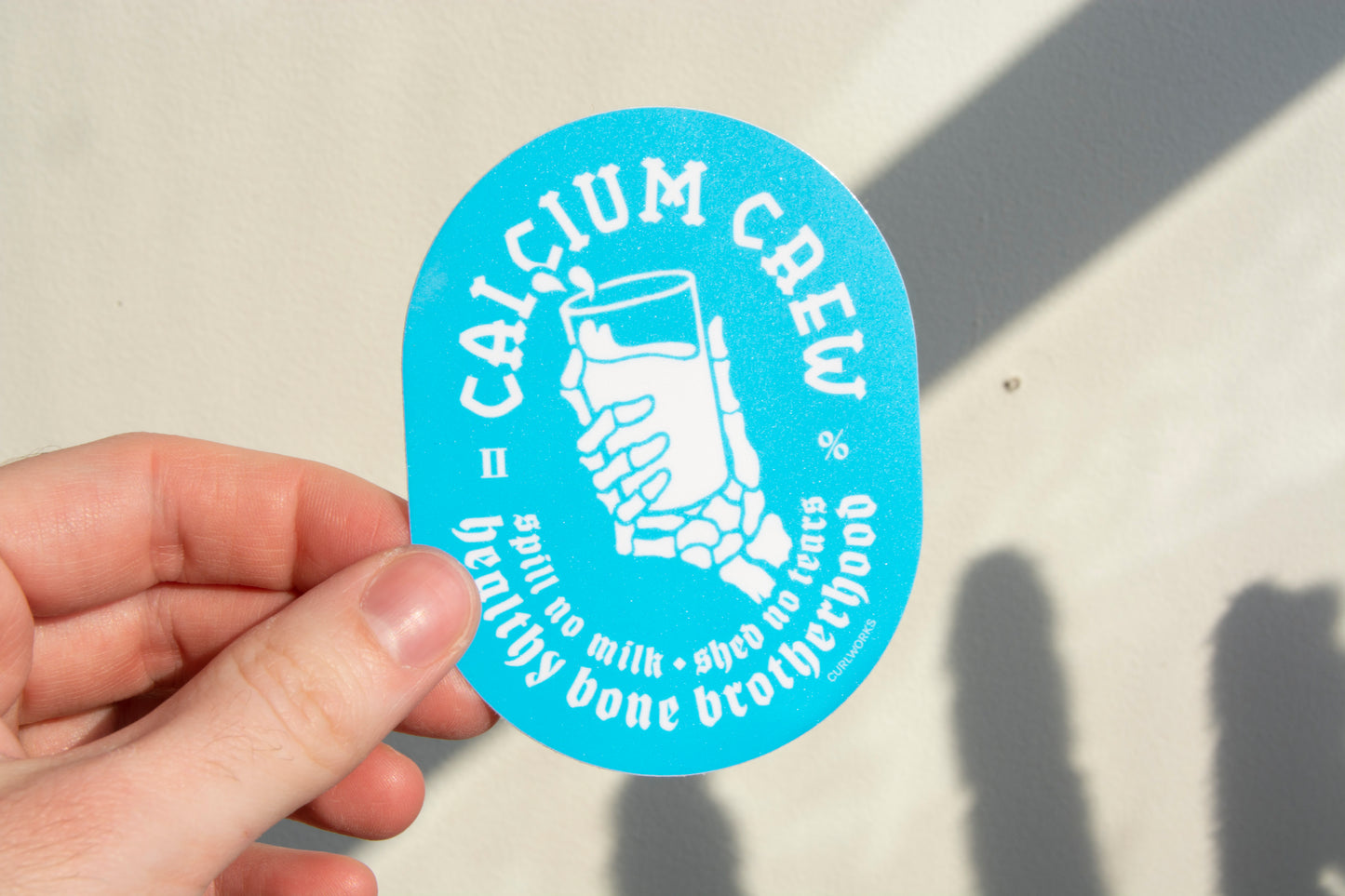 Calcium Crew Vinyl Sticker