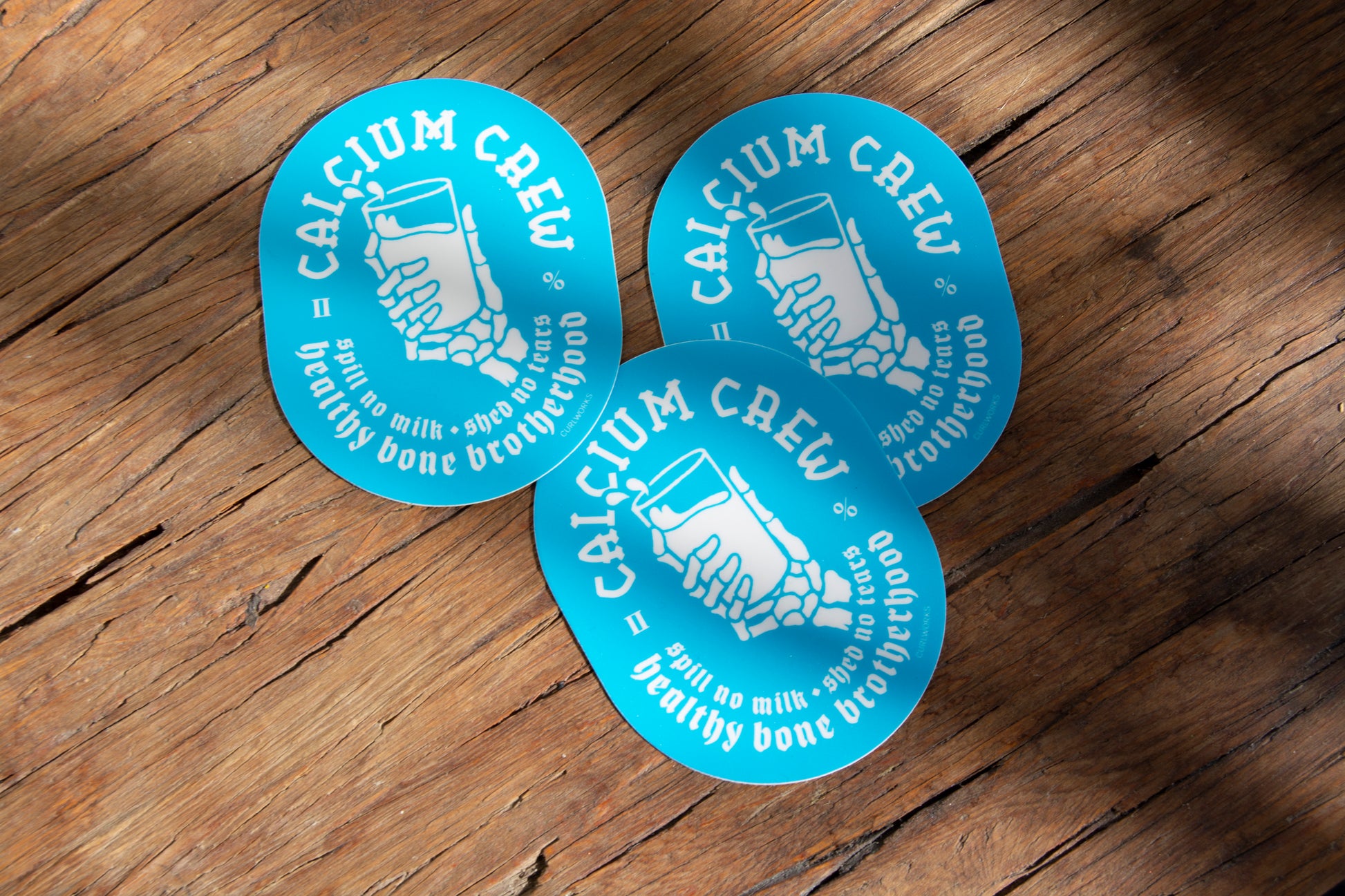 Calcium Crew Vinyl Sticker