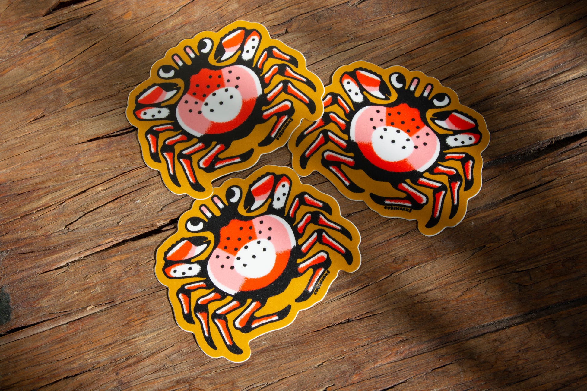 Crab Vinyl Sticker