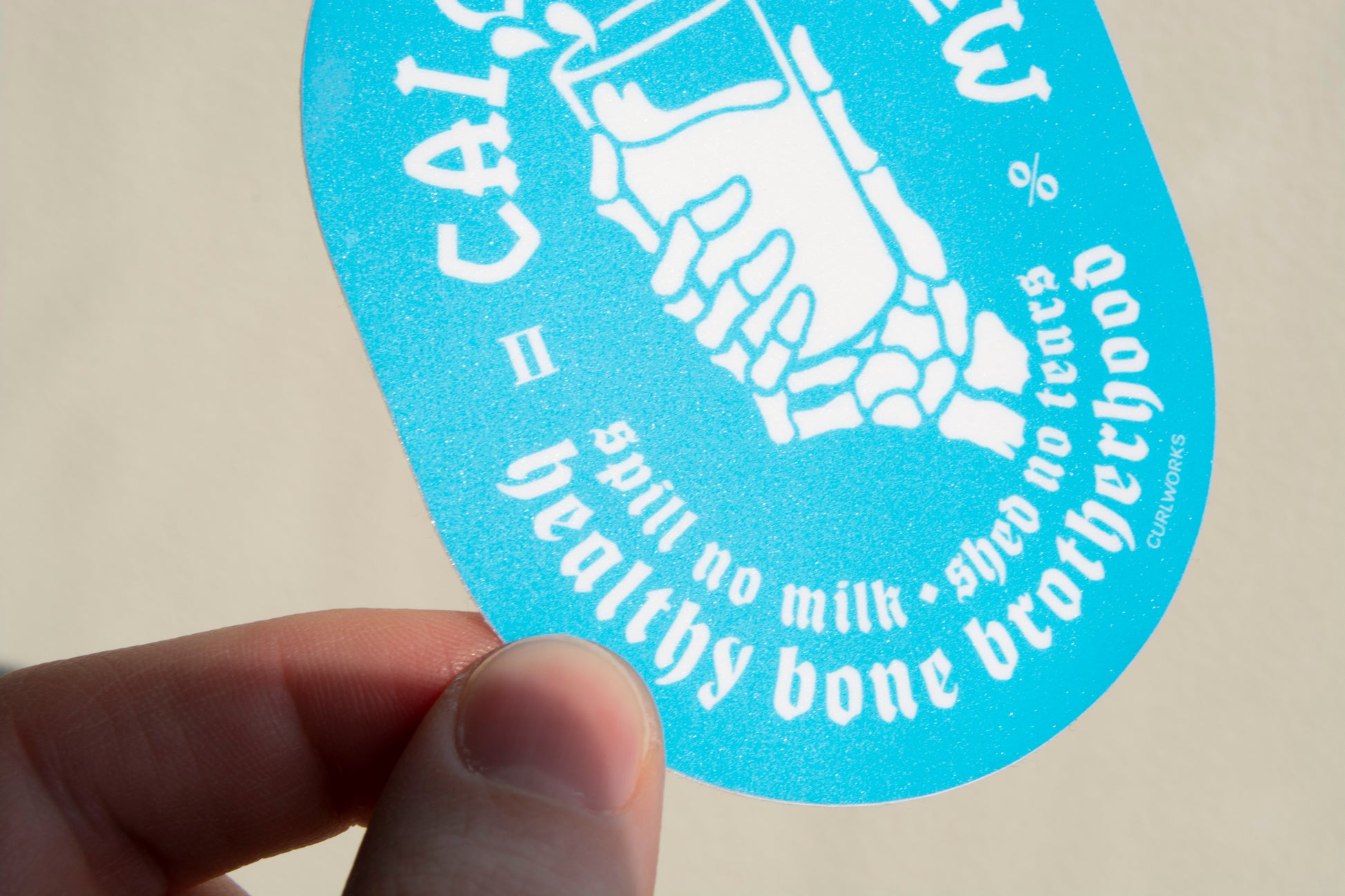 Calcium Crew Vinyl Sticker