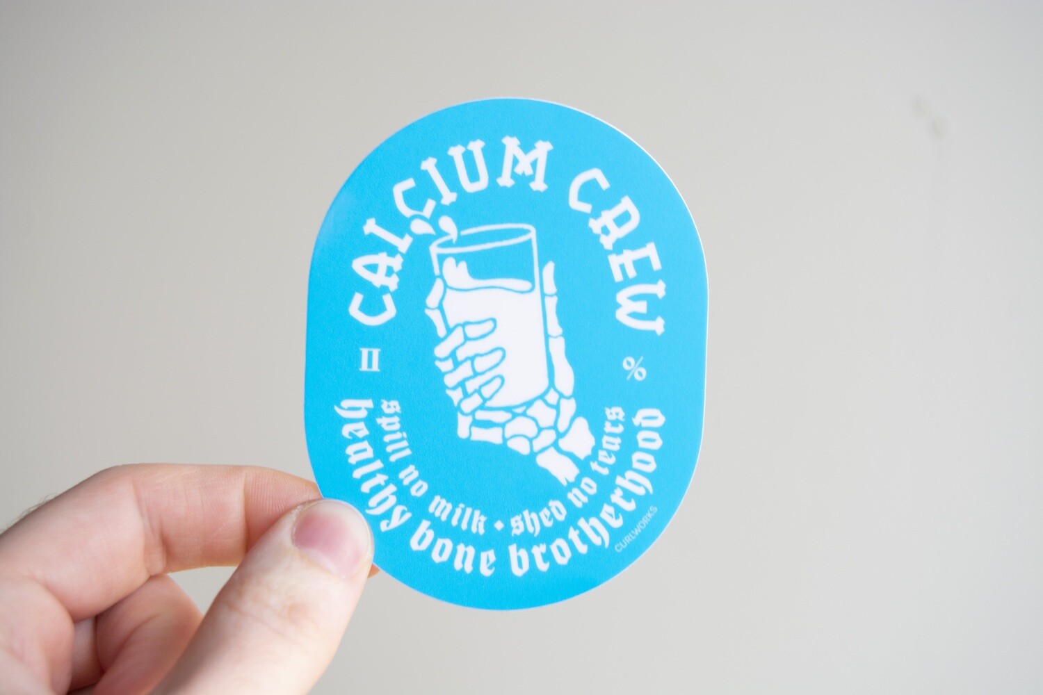 Calcium Crew Vinyl Sticker