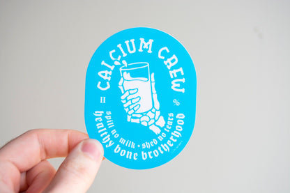 Calcium Crew Vinyl Sticker