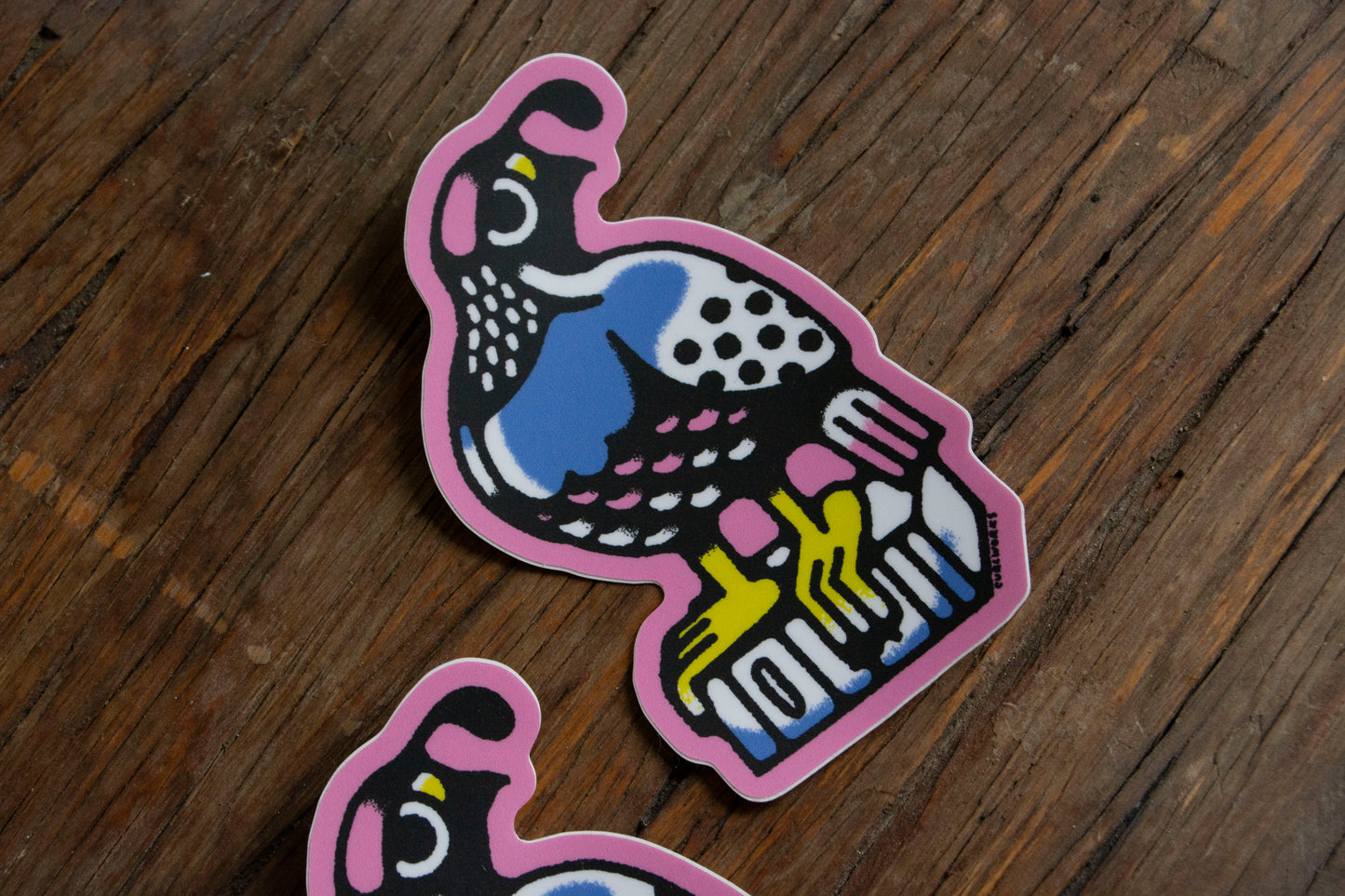 Quail Vinyl Sticker