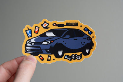 Toyota Corolla Vinyl Sticker