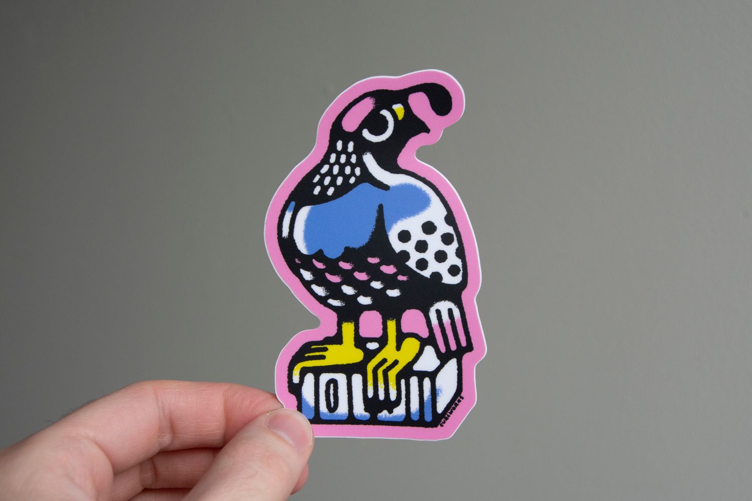 Quail Vinyl Sticker