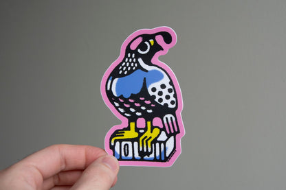 Quail Vinyl Sticker