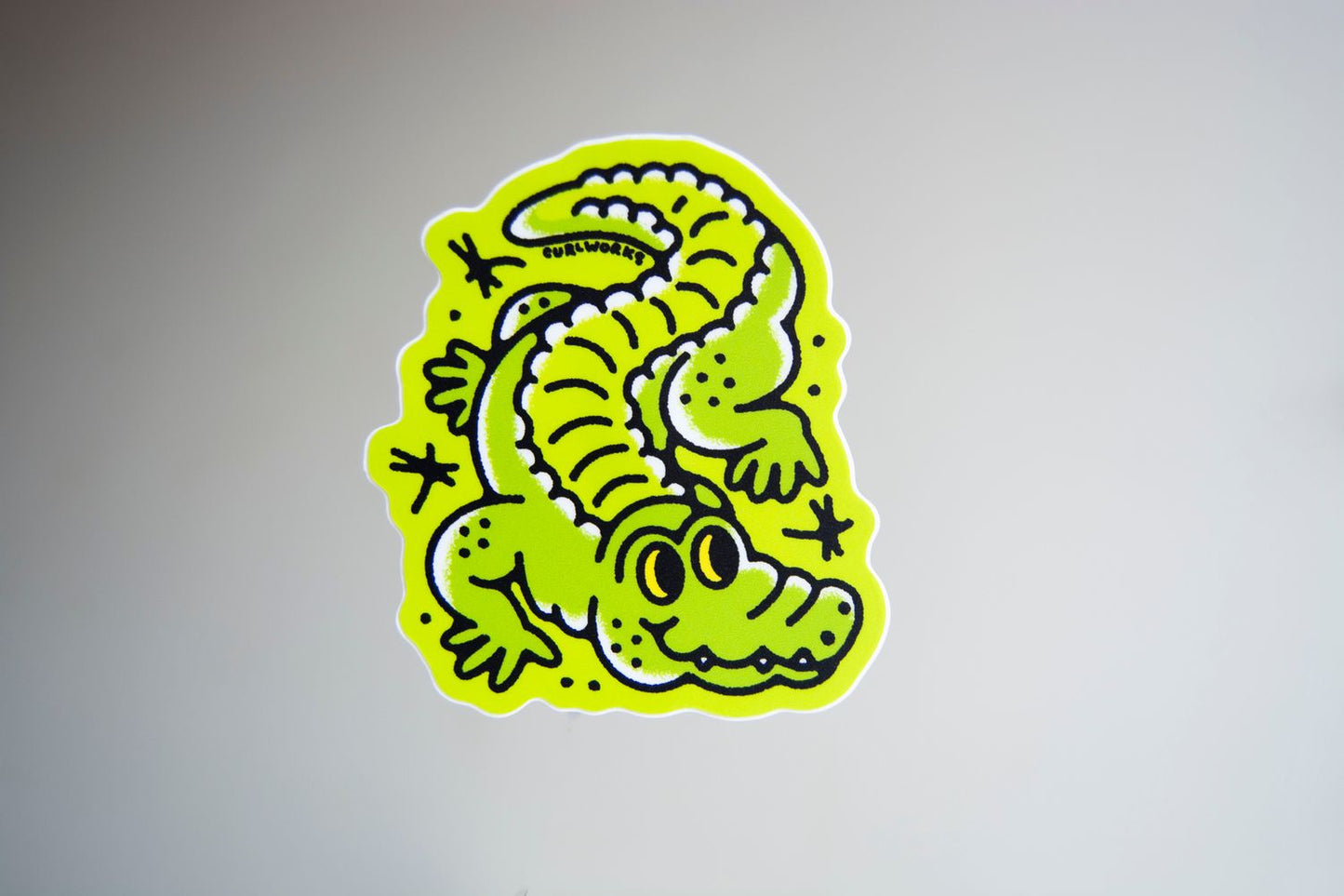 Alligator Vinyl Sticker