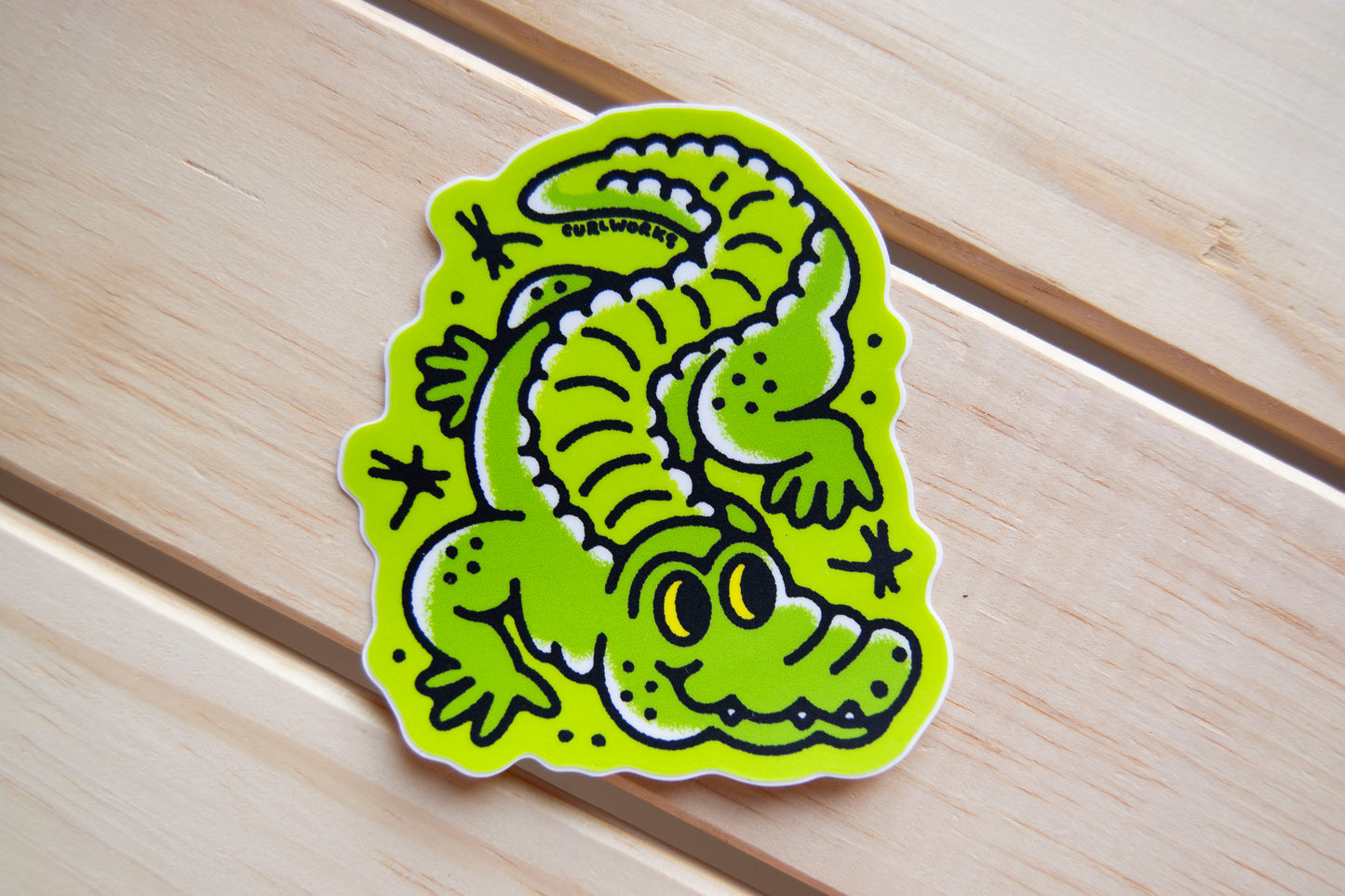 Alligator Vinyl Sticker