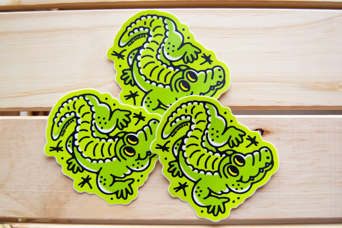 Alligator Vinyl Sticker