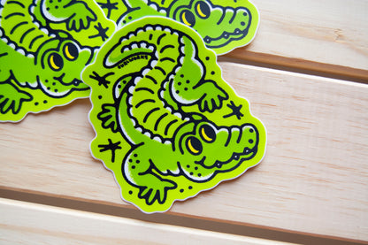 Alligator Vinyl Sticker