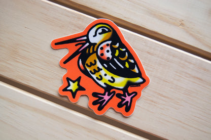 Woodcock Vinyl Sticker