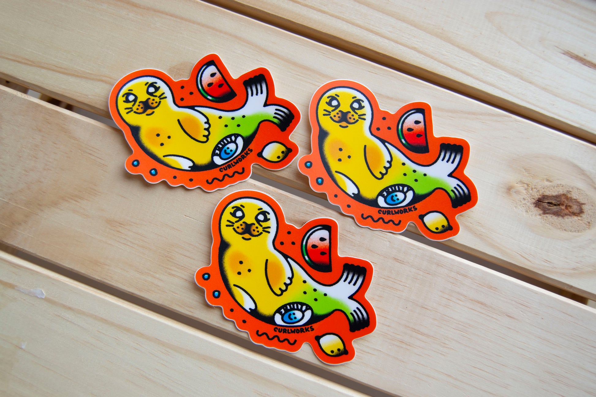 Banana Seal Vinyl Sticker