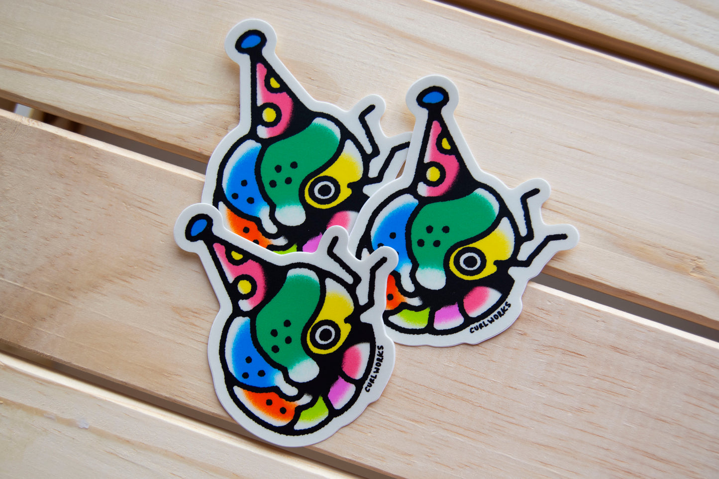 Party Bug Vinyl Sticker