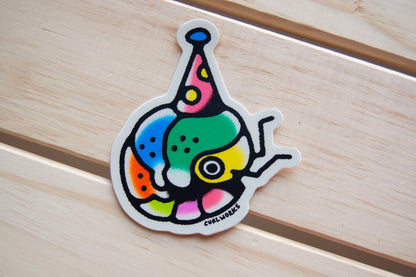 Party Bug Vinyl Sticker