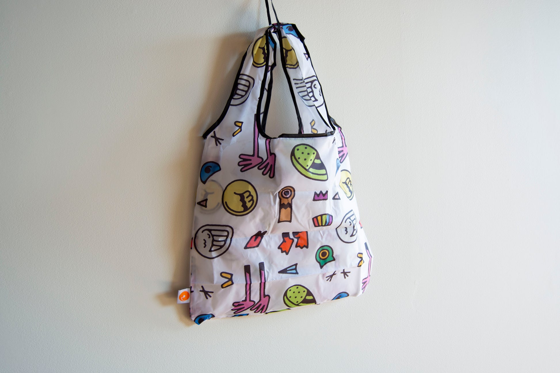 Bird Parts Reusable Fold-Up Nylon Tote Bag