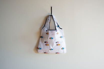 Fish Reusable Fold-Up Nylon Tote Bag