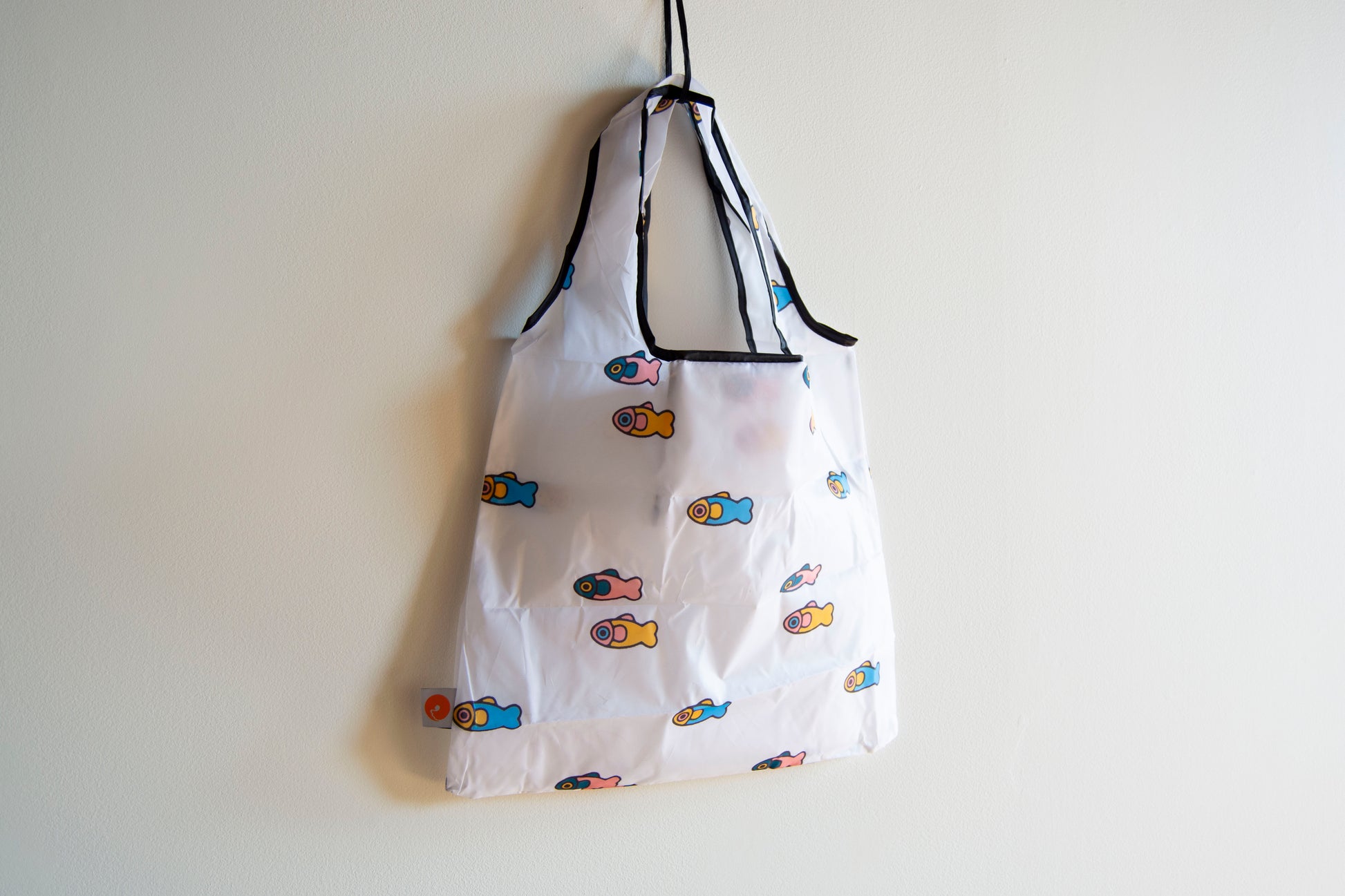 Fish Reusable Fold-Up Nylon Tote Bag