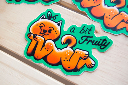 A Bit Fruity Vinyl Sticker