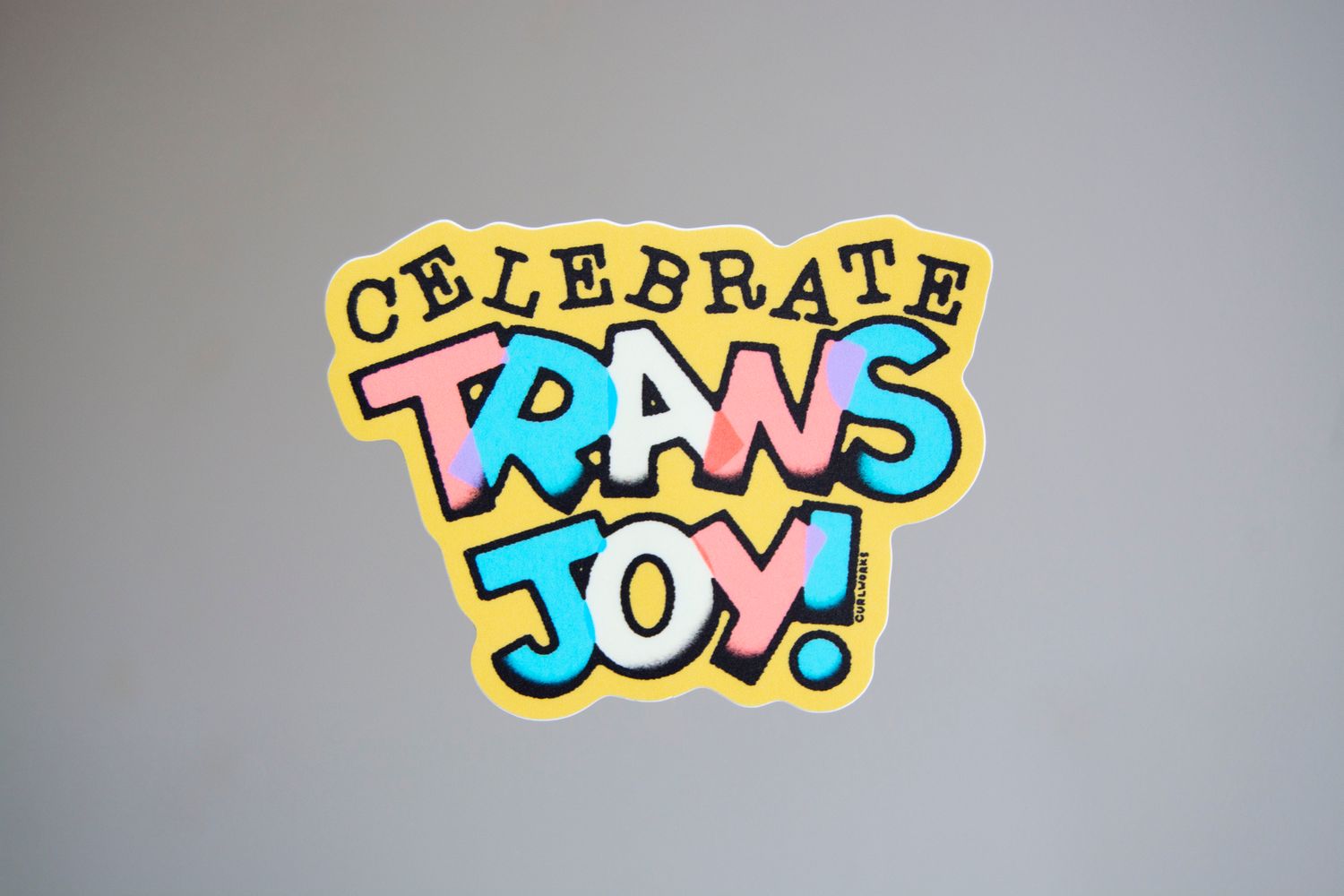 Celebrate Trans Joy 2 Vinyl Sticker