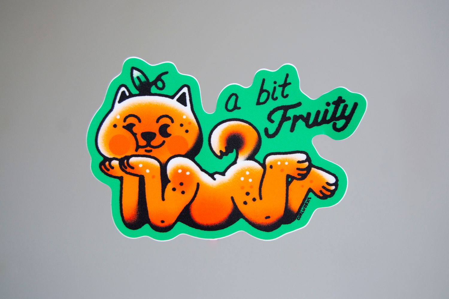 A Bit Fruity Vinyl Sticker