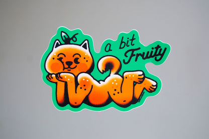 A Bit Fruity Vinyl Sticker