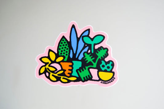 House Plants Vinyl Sticker