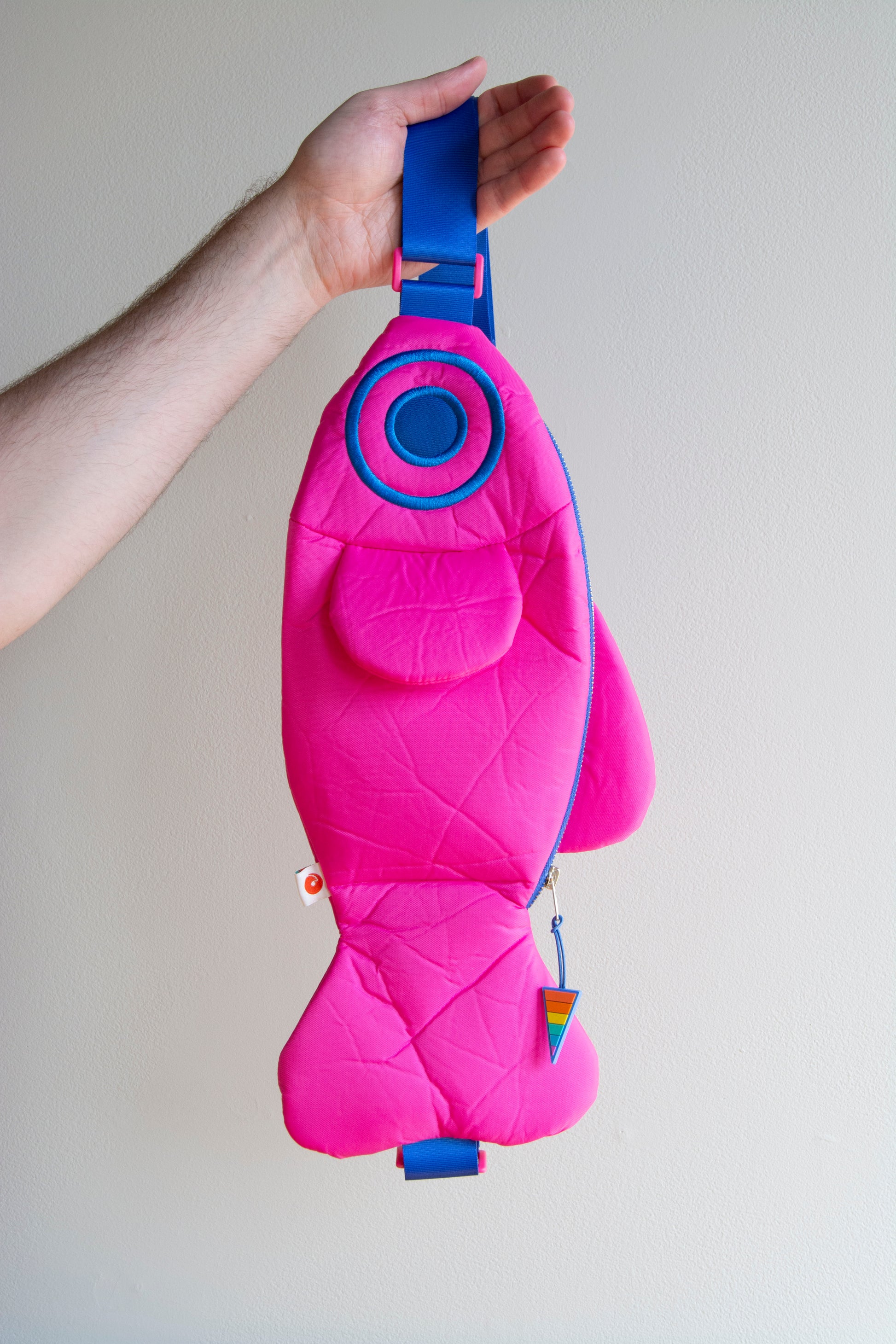 The Fish Bag - Sporty Pink Curlworks The Fish Bag - Sporty Pink Curlworks