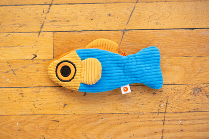 The Fish Pouch - Blue / Yellow