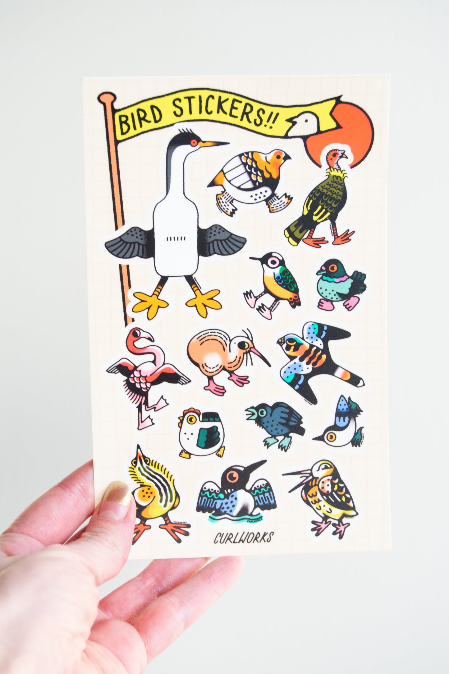 Bird Sticker Sheet