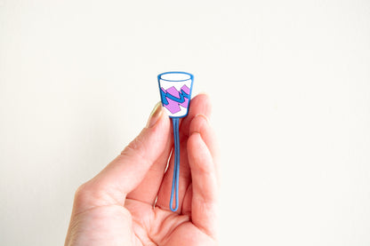 90's Cup Zipper Pull