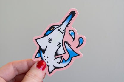 Sawfish Vinyl Sticker