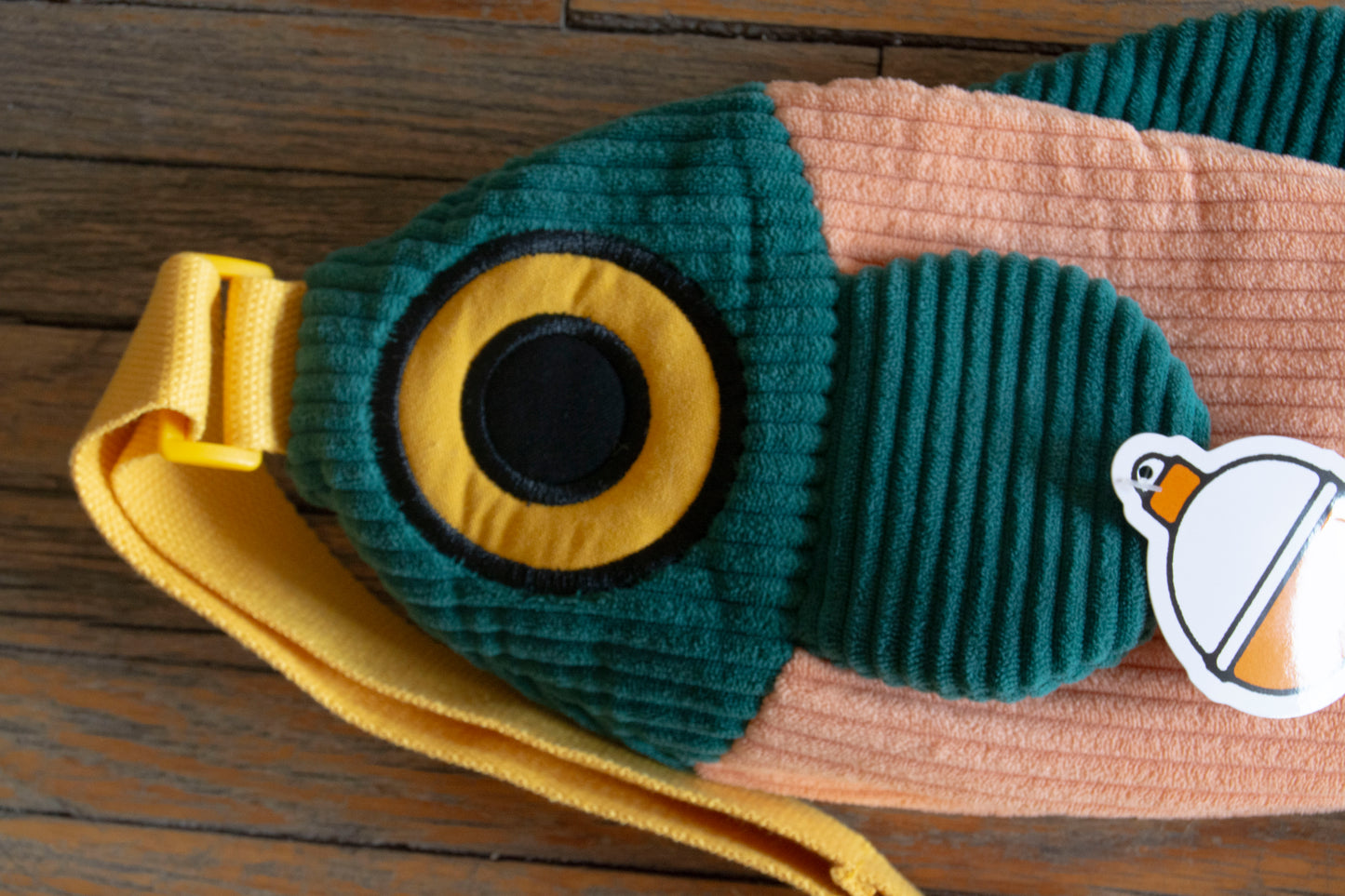 The Fish Bag - Coral / Dark Green