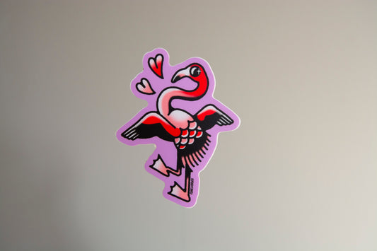Flamingo Vinyl Sticker