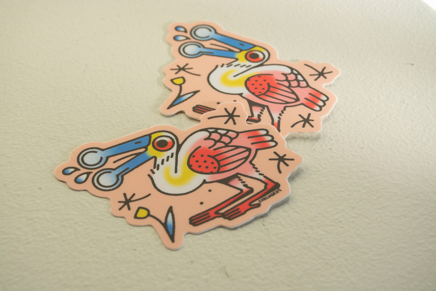 Spoonbill Vinyl Sticker