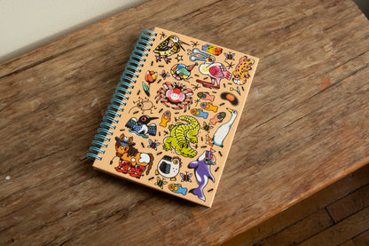 Menagerie Hardcover Sticker Collecting Book
