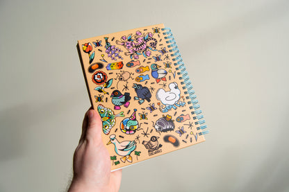 Menagerie Hardcover Sticker Collecting Book
