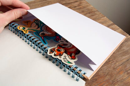 Menagerie Hardcover Sticker Collecting Book