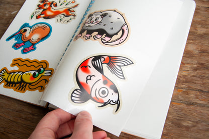 Menagerie Hardcover Sticker Collecting Book