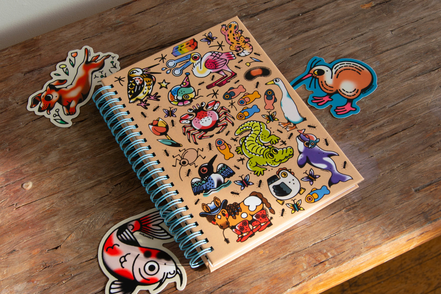 Menagerie Hardcover Sticker Collecting Book