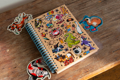 Menagerie Hardcover Sticker Collecting Book