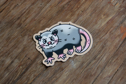 Opossum Vinyl Sticker
