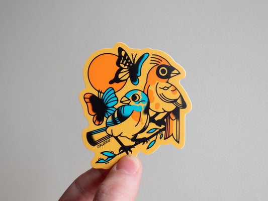 Birds n' Bugs Vinyl Sticker