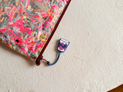 90's Cup Zipper Pull