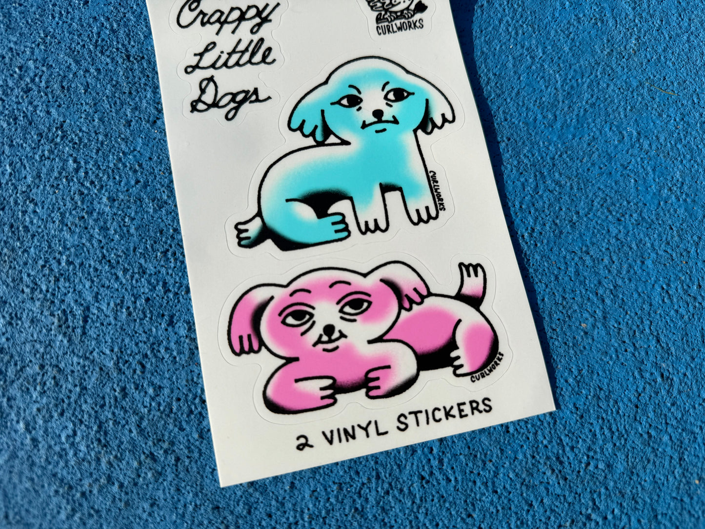 Crappy Little Dogs Sticker Sheet