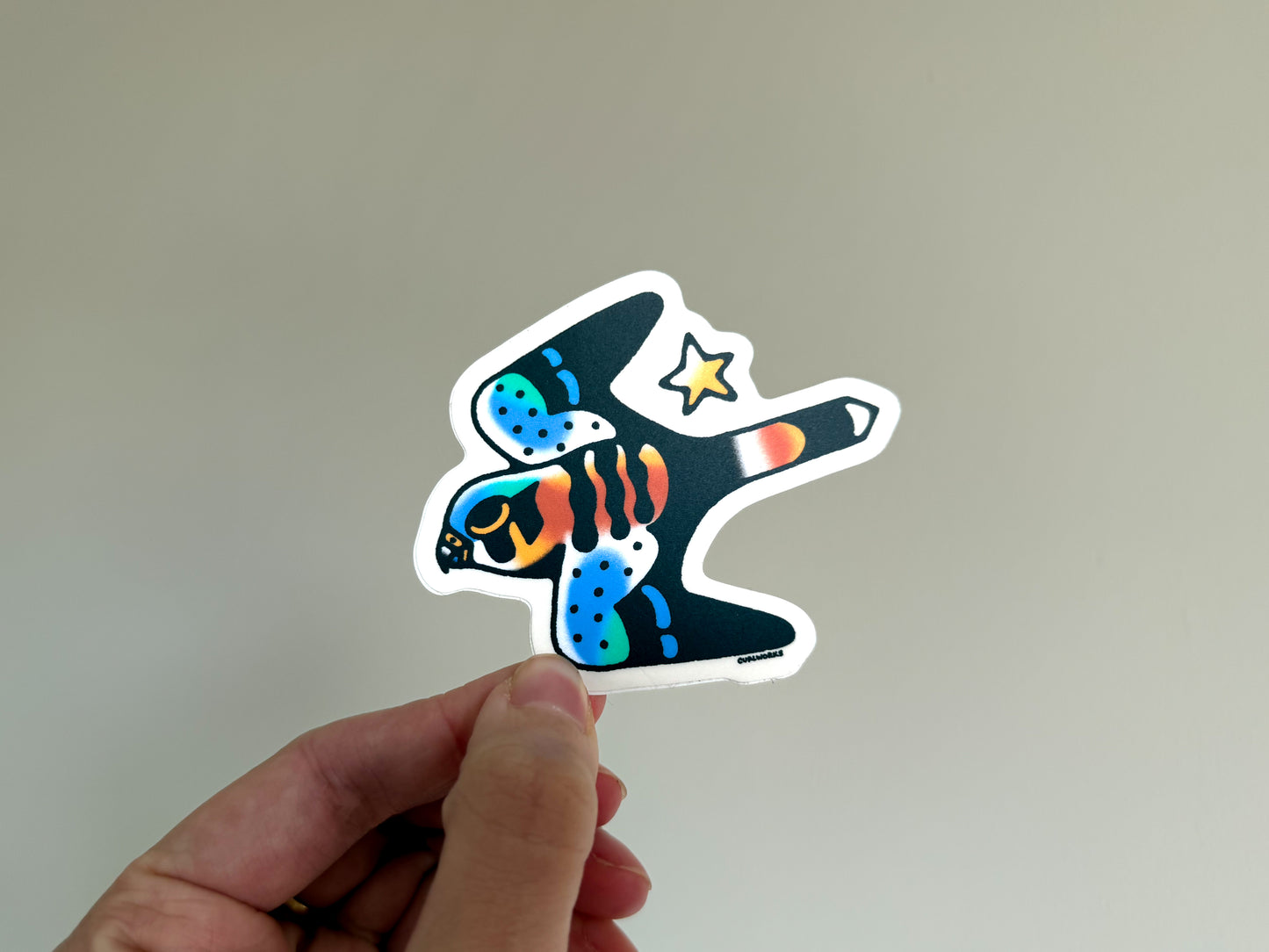 Kestrel Sticker