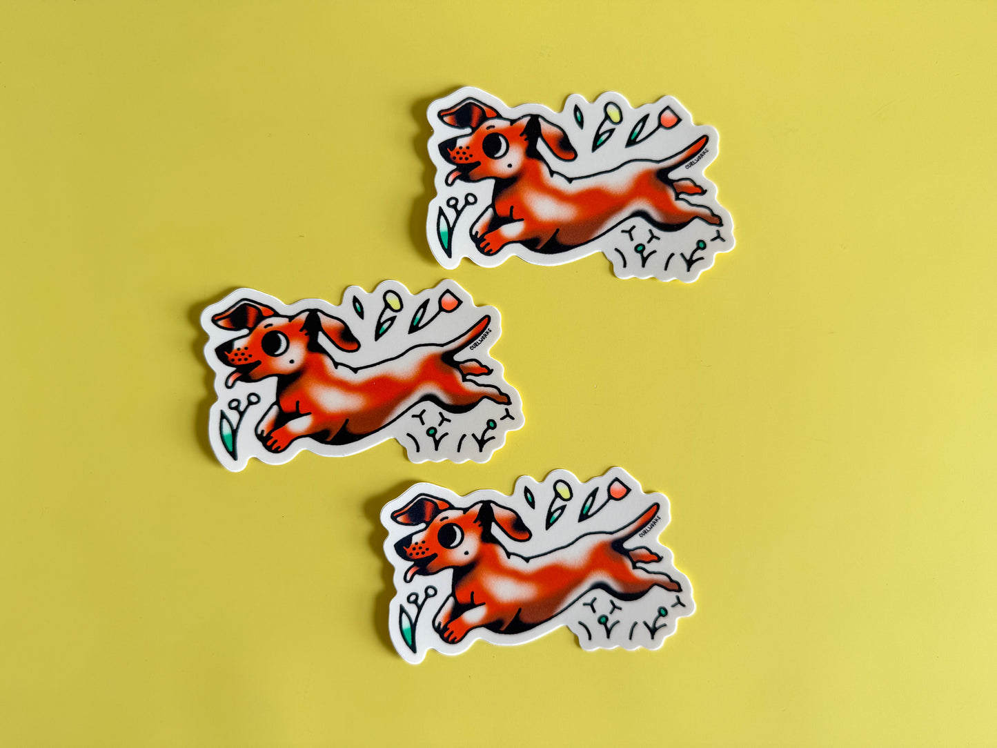 Weiner Dog Sticker