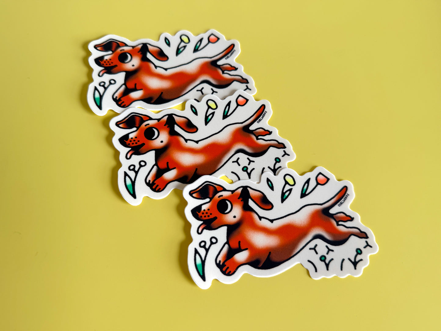 Weiner Dog Sticker