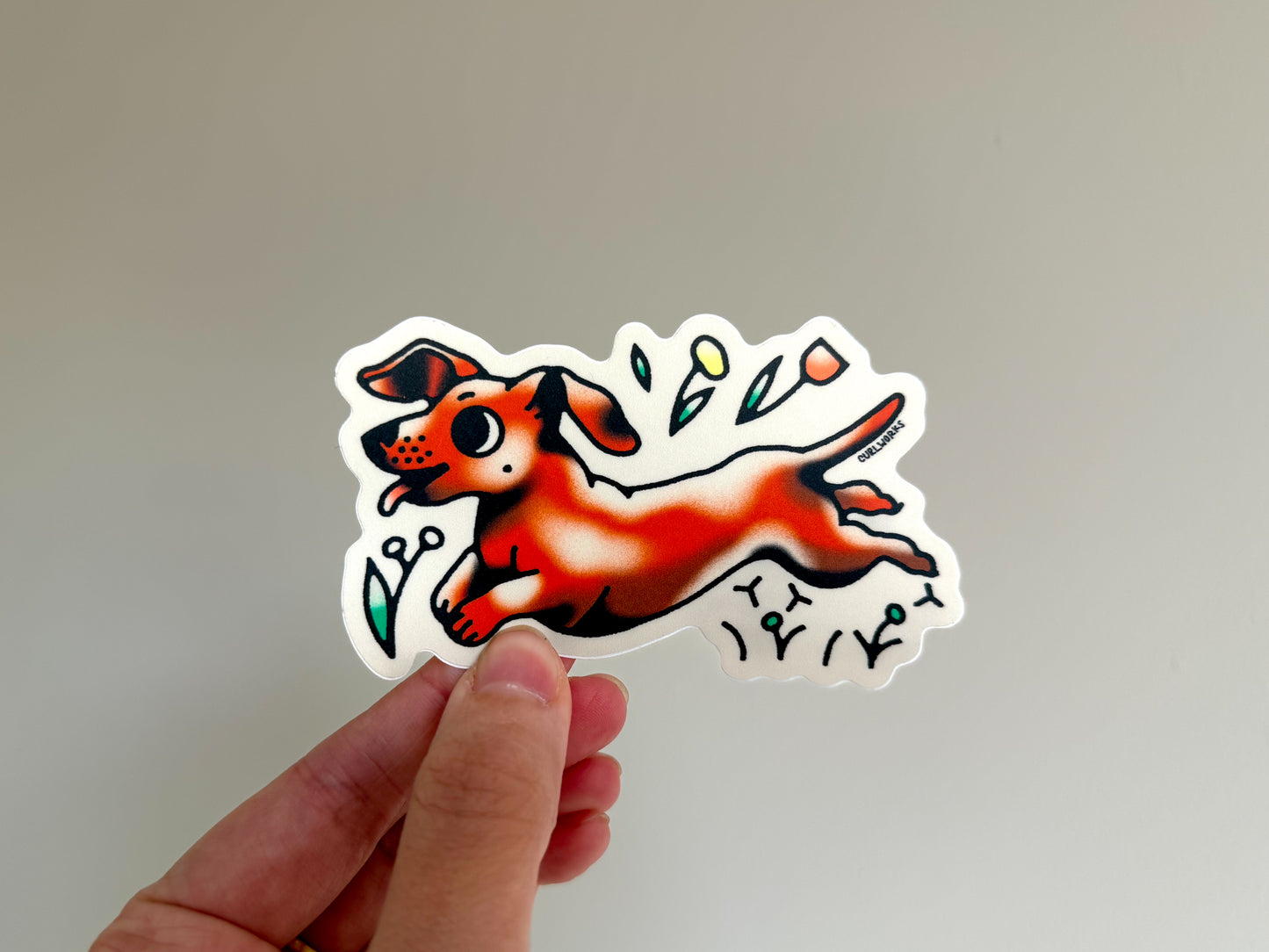Weiner Dog Sticker