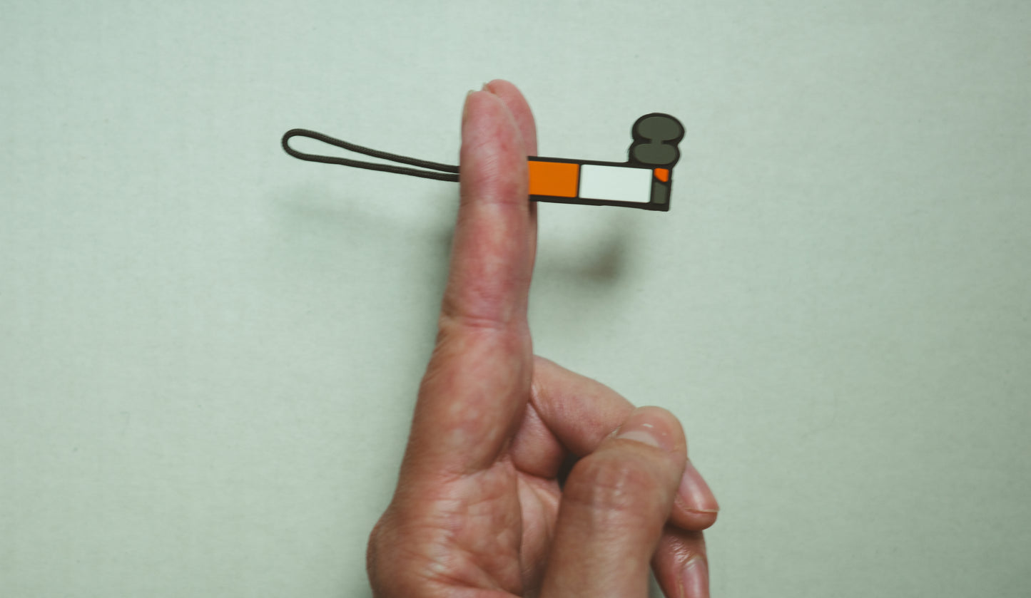 Cigarette Zipper Pull