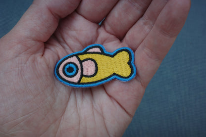 Yellow/Coral Fish Patch